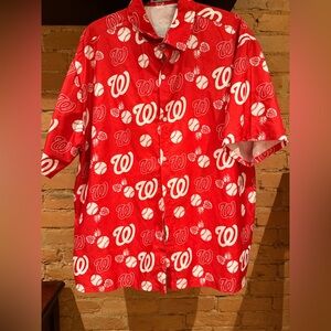Washington Nationals Hawaii Shirt- Large